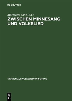 Cover Zwischen Minnesang und Volkslied (eBook, PDF)