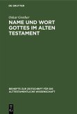 Name und Wort Gottes im Alten Testament (eBook, PDF)