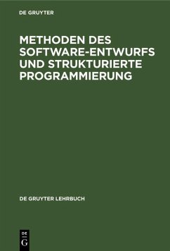 Methoden des Software-Entwurfs und Strukturierte Programmierung (eBook, PDF)