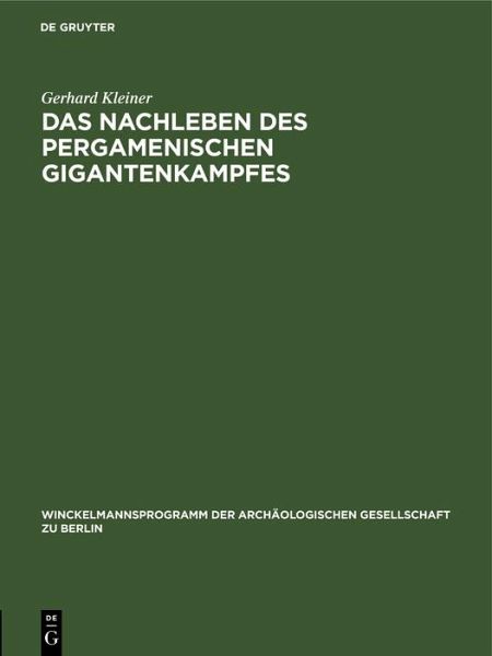 Das Nachleben des pergamenischen Gigantenkampfes (eBook, PDF)