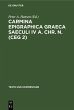 Carmina Epigraphica Graeca Saeculi IV... - Bild 1