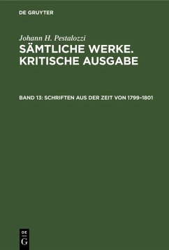 Schriften aus der Zeit von 1799-1801 (eBook, PDF)
