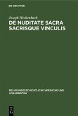 De nuditate sacra sacrisque vinculis (eBook, PDF)