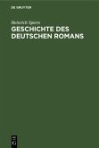 Geschichte des deutschen Romans (eBook, PDF)