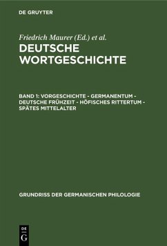 Cover Vorgeschichte - Germanentum - Deutsche Frühzeit - Höfisches Rittertum - Spätes Mittelalter (eBook, PDF)