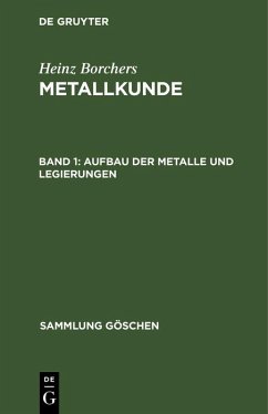 Aufbau der Metalle und Legierungen (eBook, PDF) Cover Aufbau der Metalle und Legierungen (eBook, PDF)
