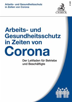 Arbeits- und Gesundheitsschutz in Zeiten von Corona (eBook, PDF) - Kiesche, Eberhard; Kohte, Wolfhard