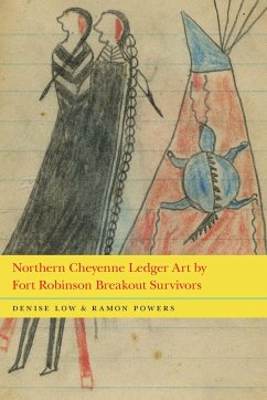 Northern Cheyenne Ledger Art by Fort Robinson Breakout Survivors - Low, Denise; Powers, Ramon
