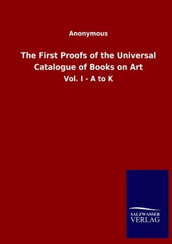 The First Proofs of the Universal Catalogue of Books on Art