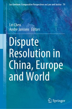 Dispute Resolution in China, Europe and World (eBook, PDF)