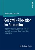 Goodwill-Allokation im Accounting