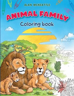 Cover Animal Family Coloring Book