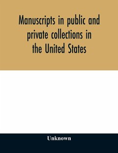 Manuscripts in public and private collections in the United States - Unknown
