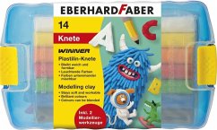 Eberhard Faber 572010 - Plastilin-Knete, inklusive 2 Modellierwerkzeuge