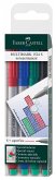 Faber-Castell Folienstift Multimark non-permanent S, 4er Set