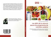 Les défis de la mise en ¿uvre du programme de nutrition scolaire