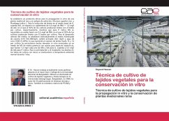 Técnica de cultivo de tejidos vegetales para la conservación in vitro - Hassan, Sayeed