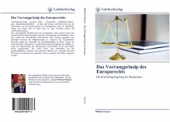Cover Das Vorrangprinzip des Europarechts