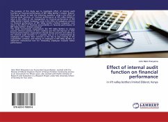 Effect of internal audit function on financial performance - Wanyama, John Mark