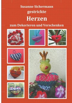 gestrickte Herzen - Sichermann, Susanne