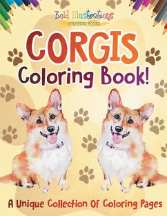 Corgis Coloring Book! - Illustrations, Bold