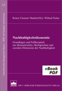 Nachhaltigkeitsökonomie (eBook, PDF) - Clement, Reiner; Kiy, Manfred; Terlau, Wiltrud
