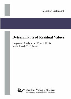 Determinants of Residual Values (eBook, PDF)