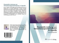 Finanzielle Leistung von Versicherungsunternehmen in Uganda - Ssemitala, Lawrence