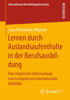 Lernen durch Auslandsaufenthalte in der Berufsausbildung (eBook, PDF) - Krichewsky-Wegener, Léna