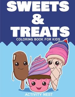 Sweets and Treats Coloring Book for Kids - Nest, Activity