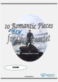 10 (Easy) Romantic Pieces for Oboe Quartet (Score) (fixed-layout eBook, ePUB)