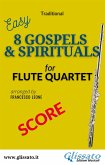 Flute quartet sheet music "8 Gospels & Spirituals " score (fixed-layout eBook, ePUB)