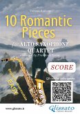 Alto Saxophone Quartet "10 Romantic Pieces" - score (eBook, ePUB)
