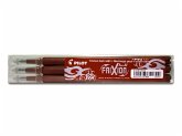 PILOT Mine FriXion Ball braun, 3er Set