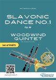 Woodwind Quintet: Slavonic Dance no.1 by Dvořák (set of parts) (fixed-layout eBook, ePUB)