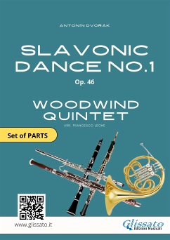 Woodwind Quintet: Slavonic Dance no.1 by Dvořák (set of parts) (fixed-layout eBook, ePUB) - Dvorak, Antonin