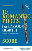 10 Romantic Pieces - Bassoon Quartet (SCORE) (eBook, ePUB)