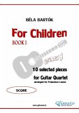 Guitar Quartet &quote;For Children&quote; score (fixed-layout eBook, ePUB)