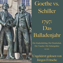 Goethe vs. Schiller: 1797 – Das Balladenjahr (MP3-Download) - von Goethe, Johann Wolfgang; Schiller, Friedrich