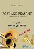 Poet and Peasant theme -brass quintet set of PARTS (fixed-layout eBook, ePUB)