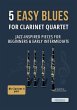 5 Easy Blues for Clarinet Quartet -... - Bild 1