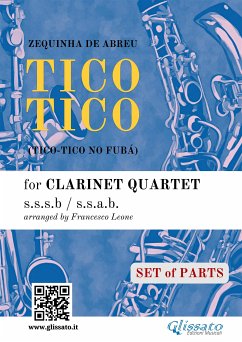 Clarinet Quartet (set of parts) - Tico Tico (fixed-layout eBook, ePUB) - Series Clarinet Quartet, Glissato; de Abreu, Zequinha