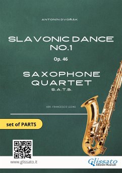 Saxophone Quartet: Slavonic Dance no.1 by Dvořák (set of parts) (fixed-layout eBook, ePUB) - Dvorak, Antonin