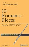 10 (Easy) Romantic Pieces for Flute Duet (eBook, ePUB)