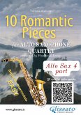 Eb Alto Sax 4 part of "10 Romantic Pieces" for Alto Saxophone Quartet (fixed-layout eBook, ePUB)