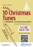 Trombone quartet score of &quote;10 Easy Christmas Tunes&quote; (eBook, ePUB)