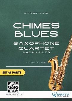 Saxophone Quartet sheet music: Chimes Blues (parts) (fixed-layout eBook, ePUB) - Joe"King"Oliver