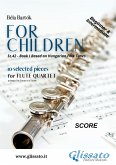 For Children - Easy Flute Quartet ( SCORE) (eBook, ePUB)