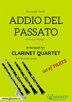 Addio del Passato - Clarinet Quartet set of PARTS (fixed-layout eBook, ePUB) - Leone, Francesco; Verdi, Giuseppe