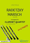 Radetzky Marsch - Clarinet Quartet set of PARTS (fixed-layout eBook, ePUB)